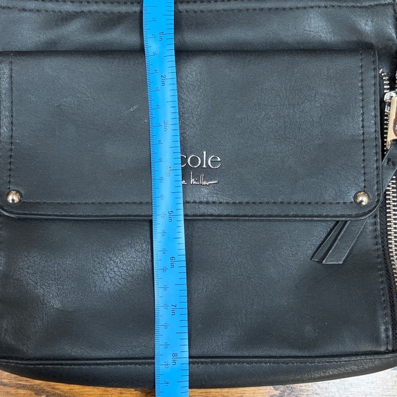 Nicole Miller Elegant Black Crossbody Bag - Picture 10 of 10